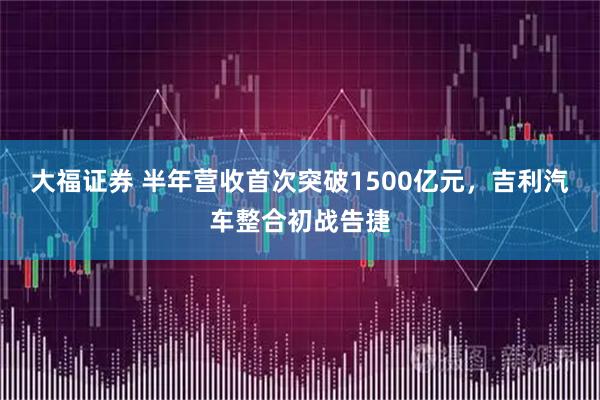 大福证券 半年营收首次突破1500亿元，吉利汽车整合初战告捷